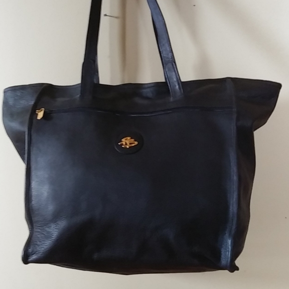 Pierre Balmain Handbags - Fabulous Vintage Pierre Balmain Paris leather tote